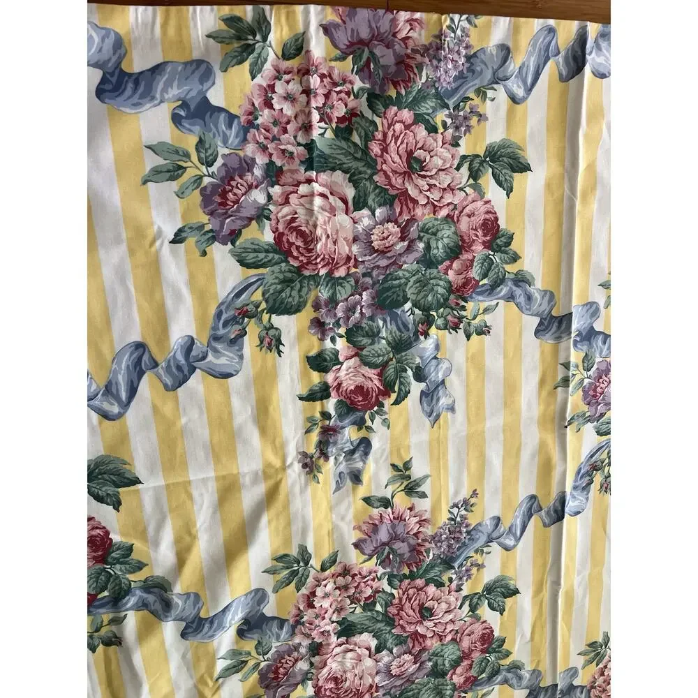 IKEA UK Twin US Single Duvet Cover Floral Made In Great British Cotton 58x82 NWO